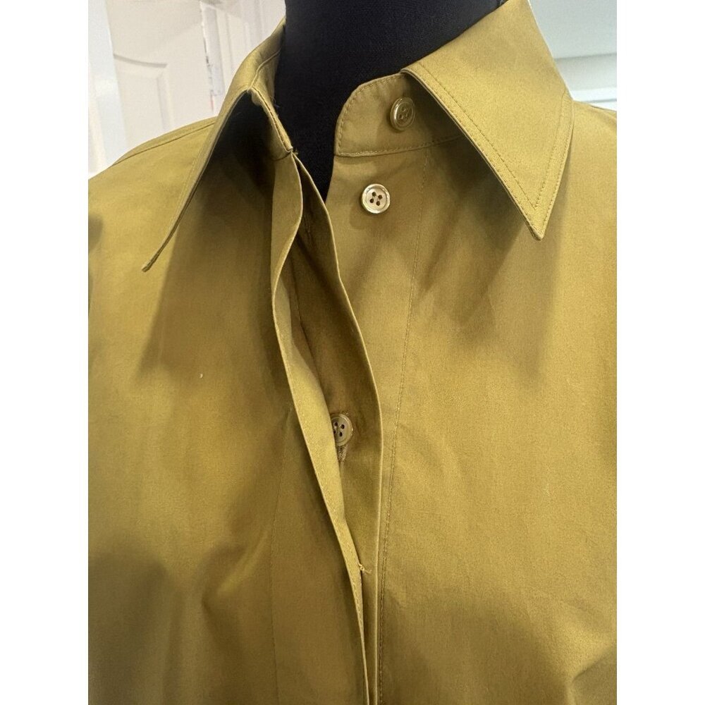 Carla Rockmore Women’s Relaxed Fit Color Moss Shirt Size M - Picture 3 of 10